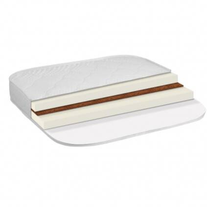 Waldin Materac z Wkładką Kokosową do Łóżeczka 7w1 Duży