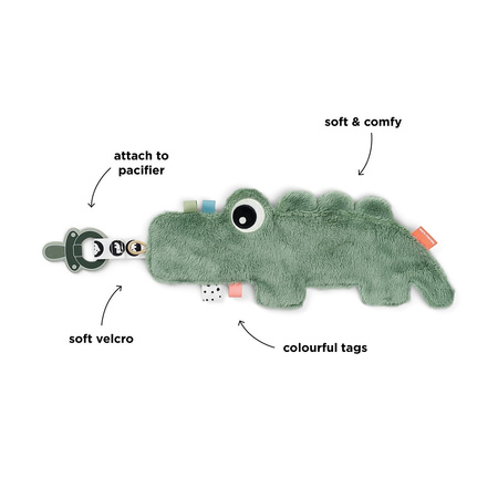 Done by Deer Przytulanka Dla Niemowlaka Krokodyl Croco Green