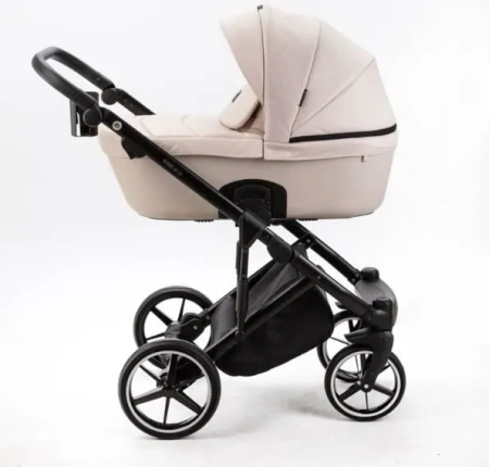 Adamex Lumi Air Wózek Głeboko-Spacerowy PS-33 LUMI TK-20 ST. CZ. PL. CZ. (materiał tkanina)