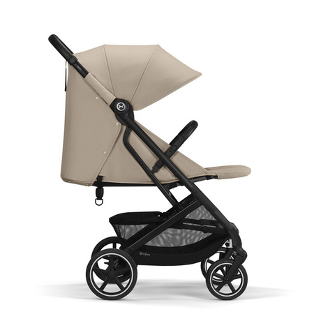 Cybex Beezy Wózek Spacerowy Rama Czarna Almond Beige 2024