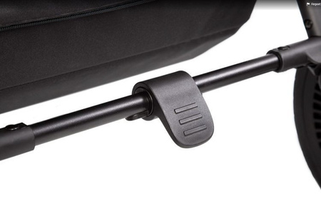 Muuvo Quick 3.0 Wózek Głęboko-Spacerowy z Gondolą XL Zestaw 2w1 Iron Graphite