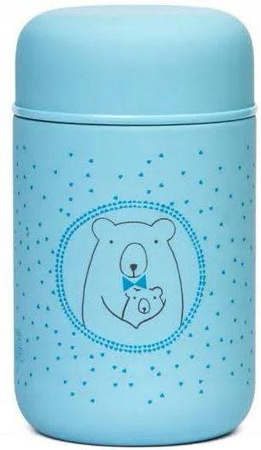 Termos na pokarm 350ml niebieski Suavinex Meaningful Life Bear Niebieski