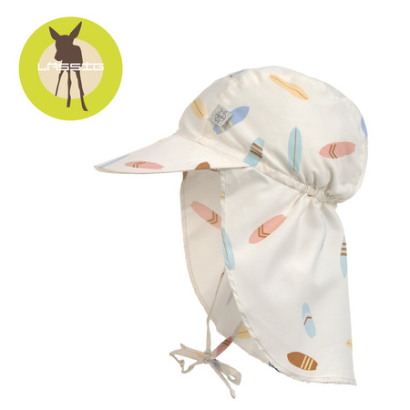 Lassig Czapka z filtrem UV80 z daszkiem i osłoną karku Splash & Fun Deski surfingowe sea salt, rozm. 46/49