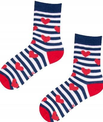 Yo! Skarpety Damskie Love Serduszka Walentynki 39 - 41