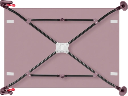 Lionelo Laura łóżeczko turystyczne Pink Nude