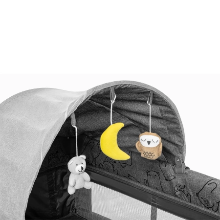 Kidnort Stugan Łóżeczko Turystyczne Jasny Szary