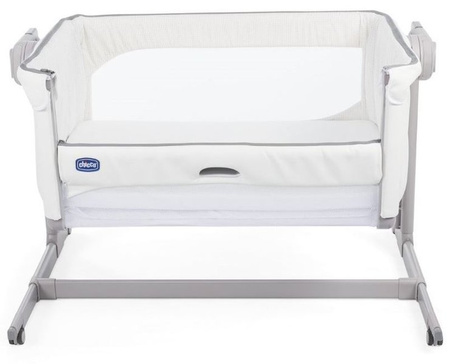 Chicco Next2Me Magic New 2023 Łóżeczko Dostawne Dla Dzieci White Snow