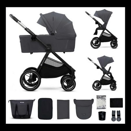 Kinderkraft Nea 2 Wózek Głęboko-Spacerowy 2w1 Grey