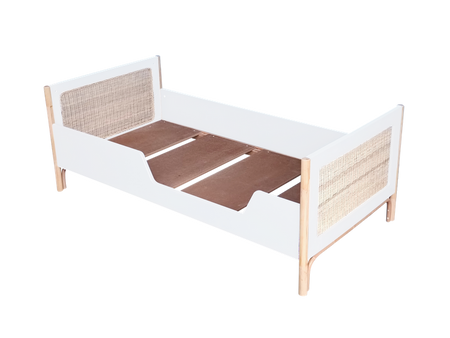 Theo Bebe Oceania Wielofunkcyjne Łóżeczko Ratanowe 70x140cm Neige