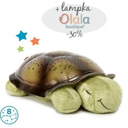 Cloud B Twilight Turtle  Lampka Z Projekcją Świetlną Żółw Classic Mocha