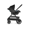 Wózek głęboko-spacerowy Cybex CBX Onida + Cybex Shima fotelik 0-13kg zestaw 3w1 CBX Smoky Anthracite