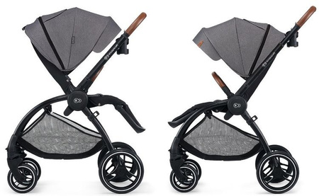 Kinderkraft Evolution Wózek Spacerowy + Cocoon Platinum Grey