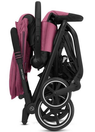 Cybex Eezy S Twist + Plus 2 Wózek Spacerowy Magnolia Pink - Czarna Rama