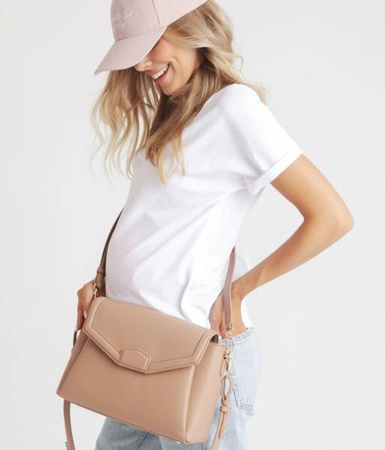 Joissy Torebka Crossbody I Organizer Do Wózka 2w1 Dla Mamy Midi Blush Beige