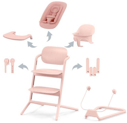 Cybex Lemo Krzesełko Bujaczek Zestaw 5w1 Pearl Pink