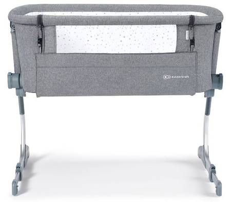 Kinderkraft Uno Up Łóżeczko Dostawne Grey Melange
