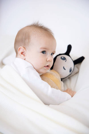 Piapimo CuddlyBee Przytulna Maskotka Pszczółka Piapi Rozm. S Żółta