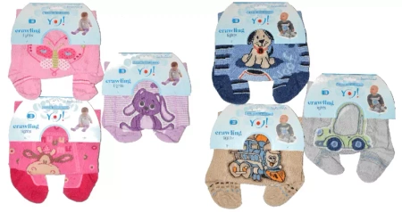 Yo! Rajstopy Do Raczkowania Z ABS 68-74 cm Mix