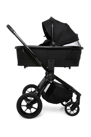 Muuvo Quick SE 2 Wózek Głęboko-Spacerowy Diamond Graphite + Cybex Aton B2 i-Size Fotelik Samochodowy 0-13kg + Baza One Volcano Black