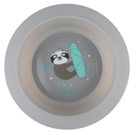 Canpol Babies Zestaw Naczyń Exotic Animals 56/523 Grey