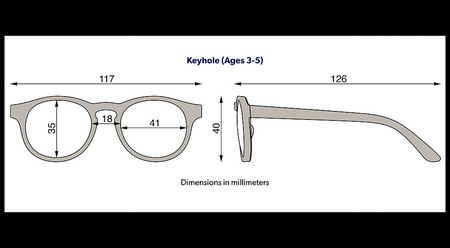 Babiators Navigator P-KEY506-S Smoke Lens Rozmiar 0-2+ Jet Black