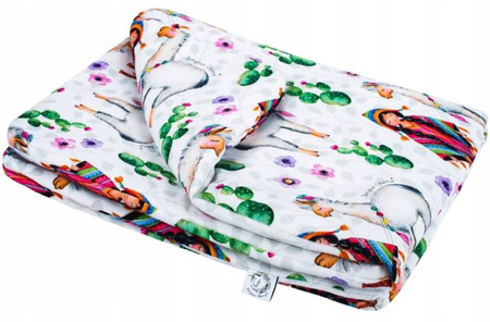 Bonjour Cherie BAMBUSOWA Kołderka Niemowlaka rozmiar 65x75 cm Llama