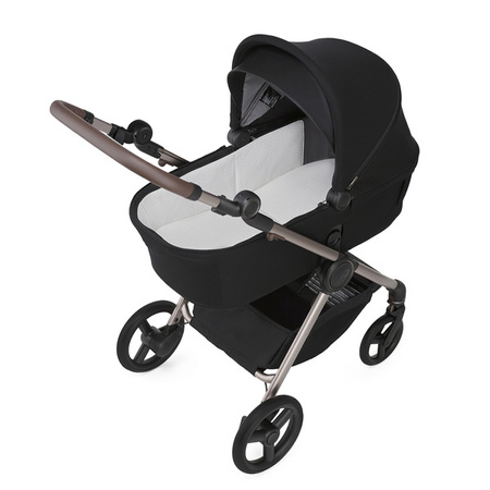 Anex IQ Premium New Transfarmation Wózek Głęboko-Spacerowy Smoky + Cybex Aton B2 i-Size Fotelik Samochodowy 0-13kg + Baza One Volcano Black