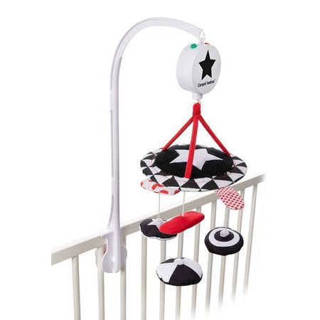 Canpol Babies Kontrastowa Karuzela Pluszowa z Pozytywką Sensory Toys 68/084