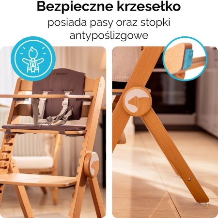 Kidnort Drömmer Krzesełko do Karmienia Zielone