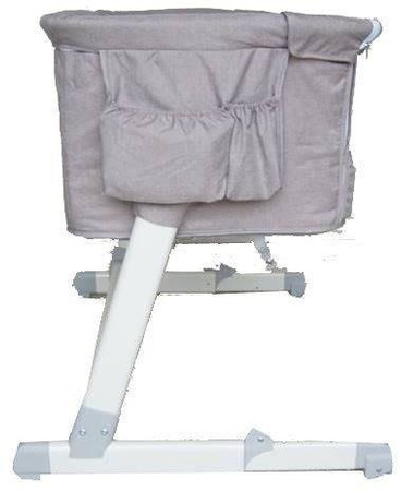 BABY MIX ŁÓZECZKO DOSTAWNE PRZYSTAWKA Szary
