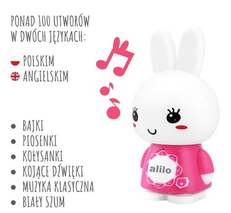 Alilo Króliczek Big Bunny G7C Różowy