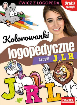 Martel Kolorowanki Logopedyczne Głoski J L R