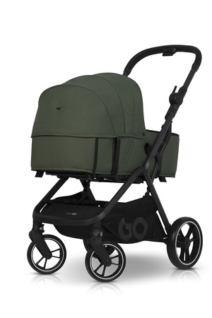 EasyGo Zoya Wózek Głęboko-Spacerowy 2w1 Z Torbą Jungle Green
