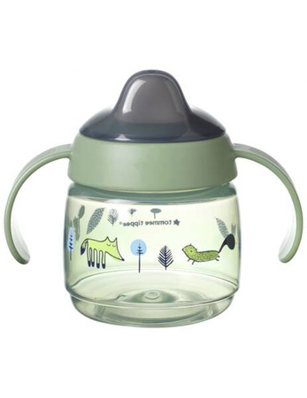 Tommee Tippee Kubek Pierwszy z Uchwytami Superstar 190ml,4m+ Zielony