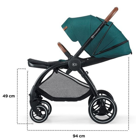 Kinderkraft Evolution Wózek Spacerowy + Cocoon Platinum Grey