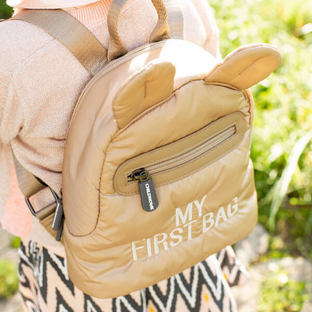 Childhome Plecak dziecięcy My first bag Pikowany Beżowy