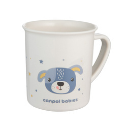 Canpol Babies Cute Animals Kubek Plastikowy z Uchem 170 ml 4/413_blu2 Piesek