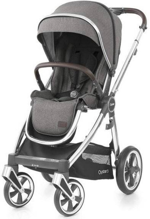 Oyster 3 Wózek Spacerowy Mercury - srebrny stelaż