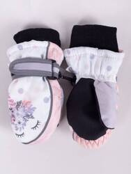 Yoclub! Rękawiczki Narciarskie Dziewczęce 10cm