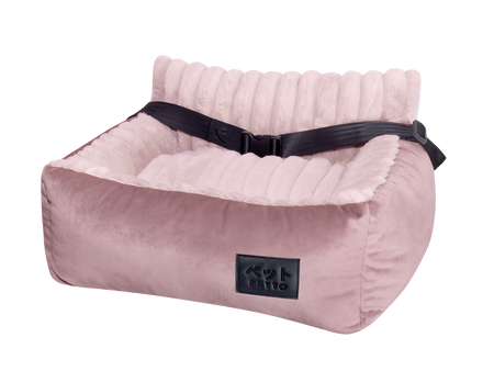 Petto Oi Fluffy Siedzisko Samochodowe Fotelik Dla Psa Różowy