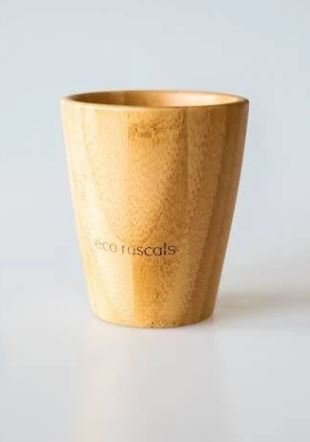 Eco Rascals Kubek Bambusowy 190ml Niebieski