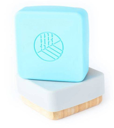 Ecorascals Bambusowe Pojemniki Na Przekąski 2 szt. Szaro-niebieski