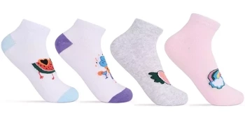 Be Snazzy Skarpetki Dziewczęce Stopki Wzorowane Rozmiar 33-35 