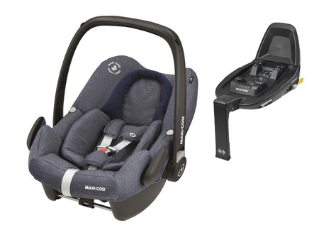 Maxi Cosi Rock Fotelik Samochodowy 0-13 kg + Maxi-Cosi Baza Family Fix2 Sparkling Blue