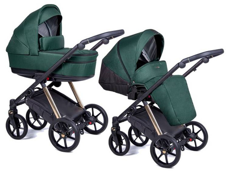 Coletto Axiss Gold Wózek Głęboko-Spacerowy Rama Złota AX-07 Gold