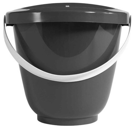 Luma Zestaw Kąpielowy 8 Elementów Wanienka i Akcesoria Dark Grey