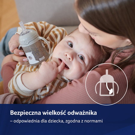 Lovi Pierwszy Kubek ze Słomką 150 ml Straw Beginner Buddy Bear 35/360