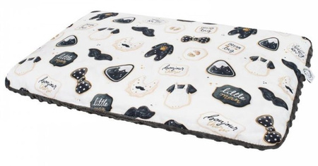 Poduszka Średniaka z Minky Smoked Pearl Rozmiar 30x40cm Little Man