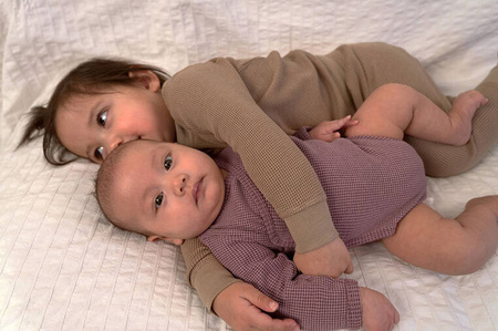 Lodger Body kopertowe niemowlęce długi rękaw bawełniane wrzosowe Ciumbelle Rose r. 62