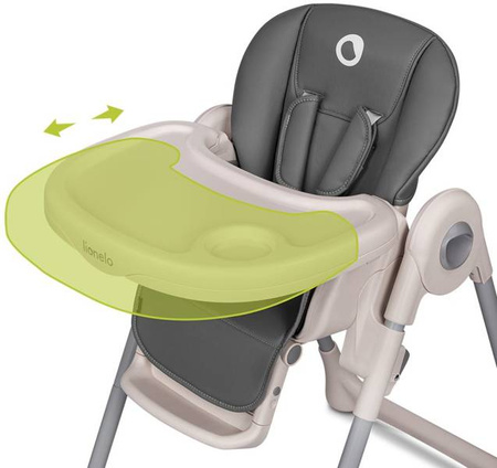 Lionelo Zanna Krzesełko do Karmienia Grey Stone